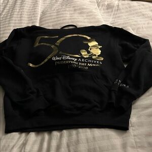 Disney Archives Black and Gold Commemorative Sweatshirt